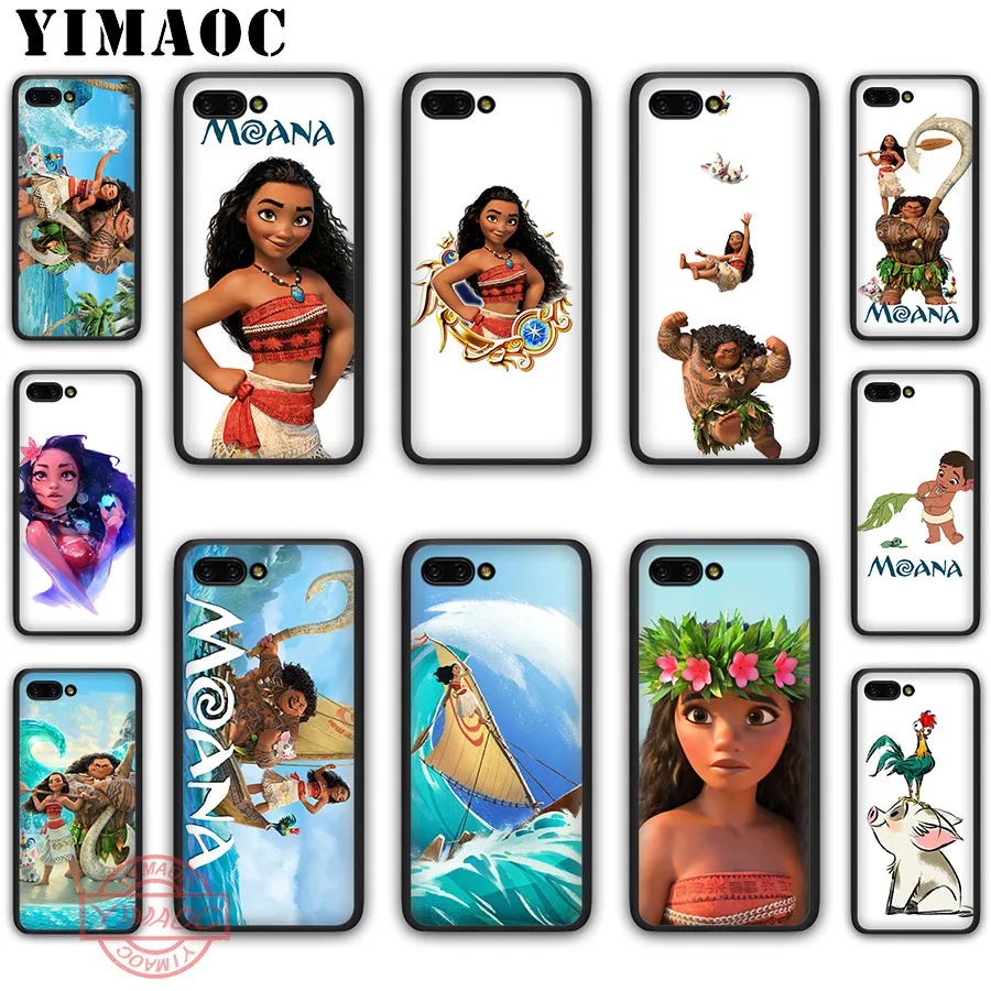 YIMAOC Princess Moana carton Soft Case for Honor 20 10 9 8 Lite 9X 7A Pro 8X 8C 7X 7C View Note | Мобильные телефоны и