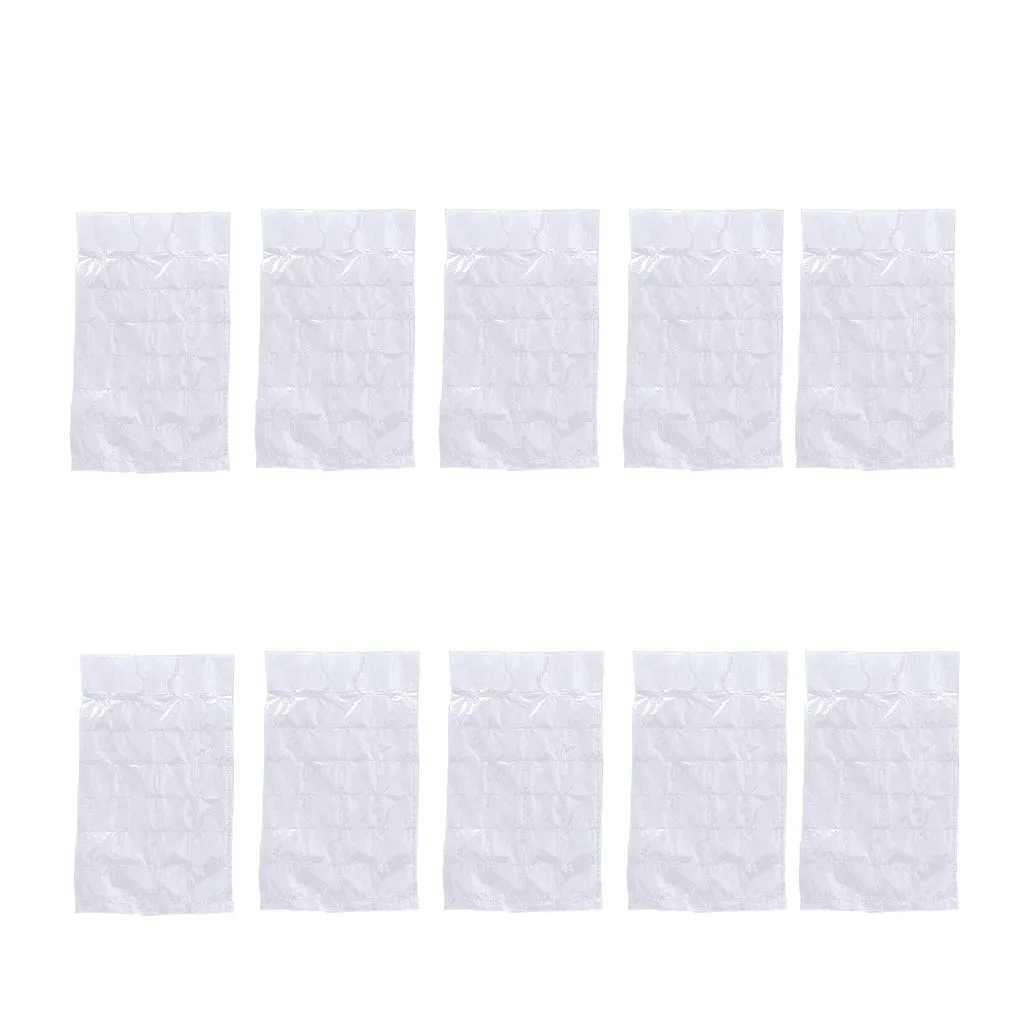 24 Сетки Пластиковый пакет для льда одноразовые прозрачные пакеты мороженого на