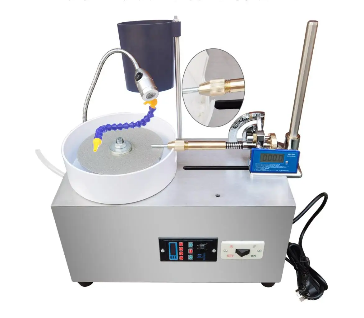 

Jewelry Lapidary Faceting Machine Gemstone Grinding Machine Polishing Equipment angle digital displat