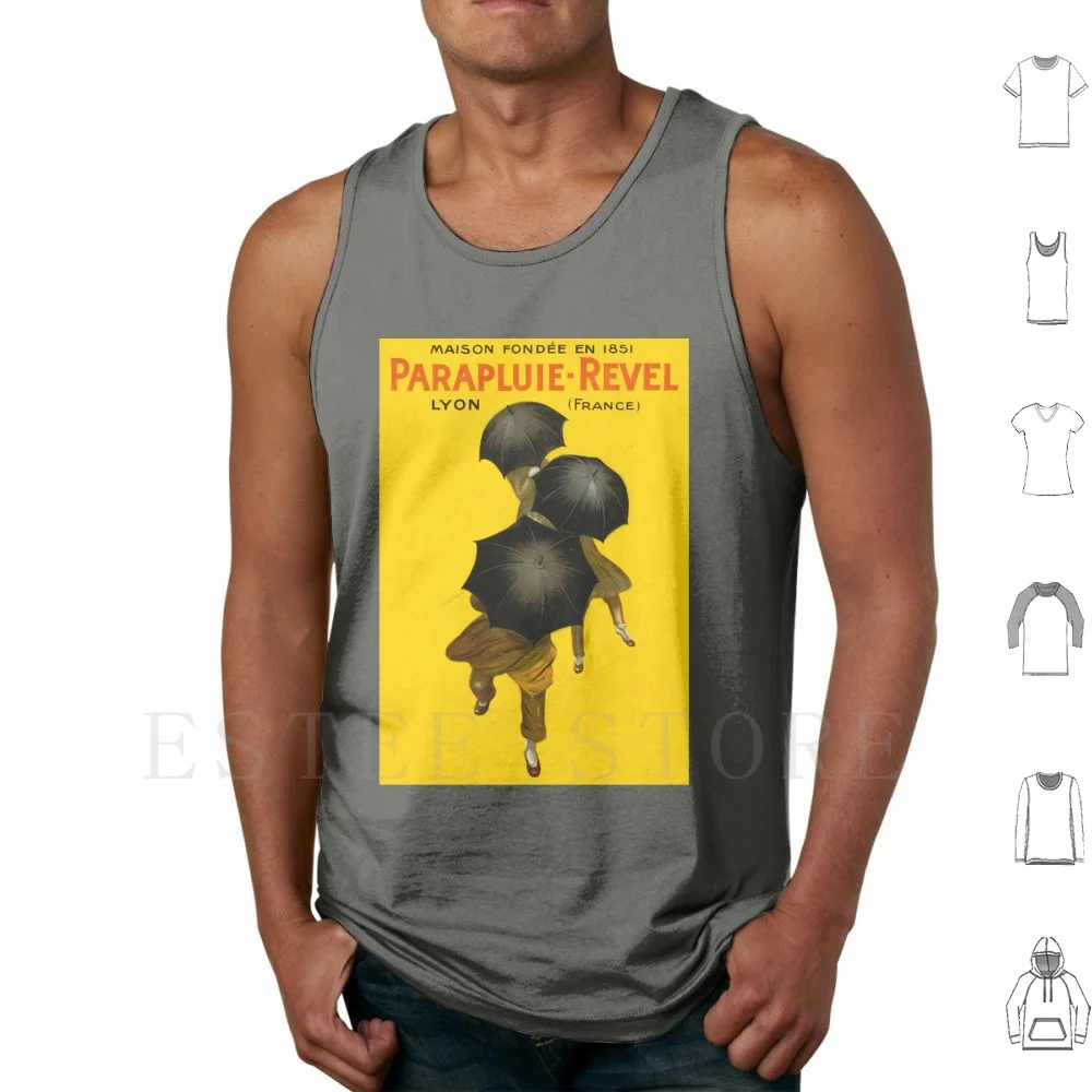 Leonetto Cappielle-Parapluie-Revel, 1922 , Art Deco Poster Canotte Canottiera Cotone 1920 1930 1920S 1930S Art Art Art Art