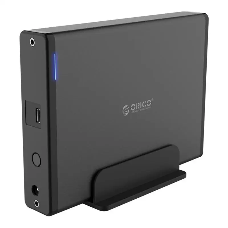 ORICO 7688C3 3,5 дюймов type-C USB3.1 внешний корпус чехол HDD SSD жесткий диск коробка 8 ТБ высокоскоростной USB3.1 HDD корпус Чехол