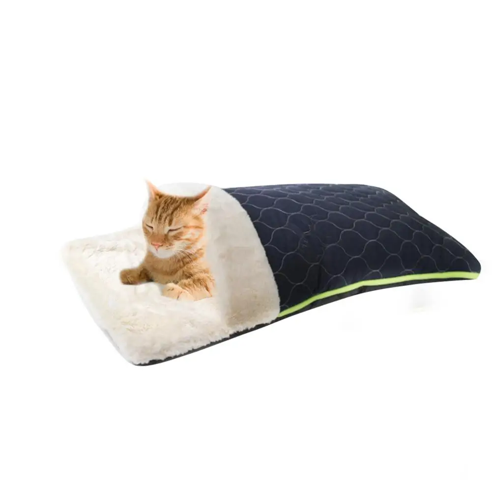 Кровать для питомца кошки мягкая теплая круглая Удобная гнездо для питомца собака кошка моющаяся питомник легко моющаяся кровать для