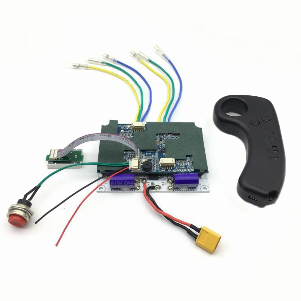 

1 Set 36V Electric Skateboard Controller Sine Wave Dual Drive Hub Motor Control Board Standard/ Upgraded Optional Mode
