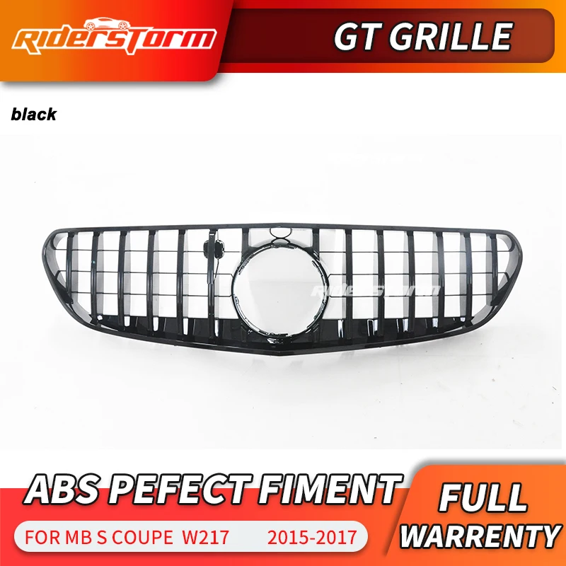 12 передняя решетка GT для S 500 купе C217 2015 2019 гоночная w217 ABS s COUPE Convertible S400 S450