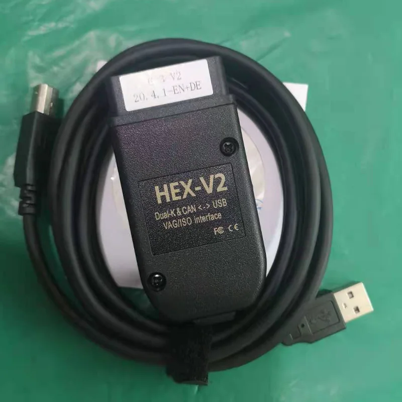 VAG COM 20,4 VAGCOM 20.4.2 VCDS HEX V2 USB интерфейс для VW AUDI Skoda Seat VAG 20.4.1 немецкий английский ATMEGA162 + 16V8 + FT232RQ|Кабели и коннекторы для диагностики авто| | АлиЭкспресс