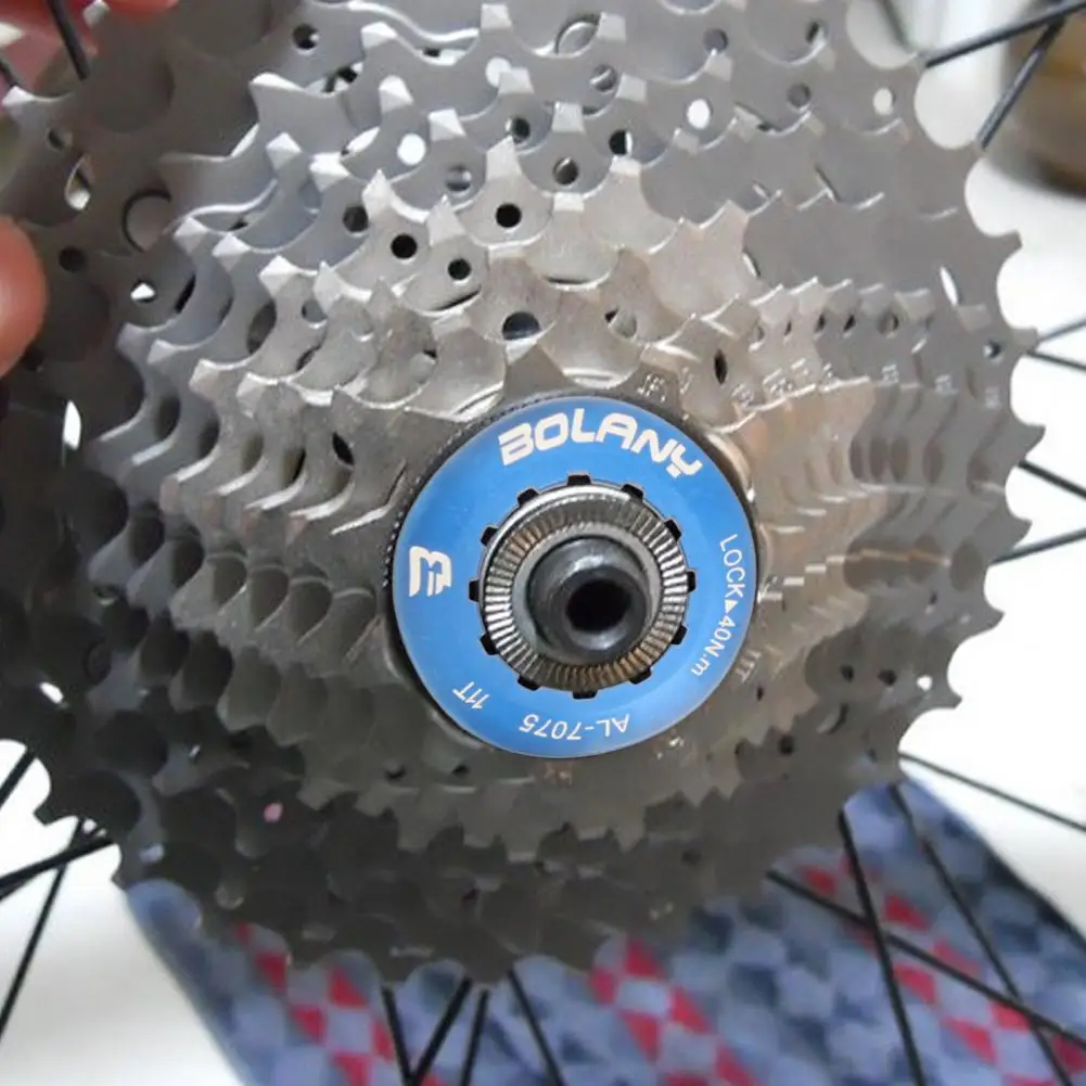 4Pcs BOLANY Protective Cassette Lockring Lightweight Corrosion Resistant Aluminum Alloy Freewheel Lock Ring for MTB | Спорт и