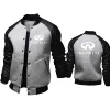 New Spring Autumn Men's pullover Infiniti Car Logo Print Oblique chain Fashionhip hop harajuku Casual Men Wear Sweats 2