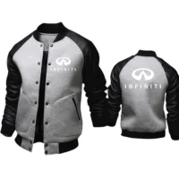 New Spring Autumn Men's pullover Infiniti Car Logo Print Oblique chain Fashionhip hop harajuku Casual Men Wear Sweats 2