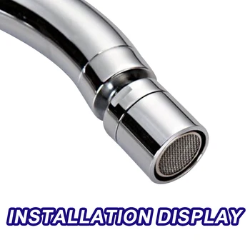 

Water Saving Kitchen Tap Hose Faucet Aerator Swivel Adjustable Nozzle Spout Bathroom Copper Shower Head 5