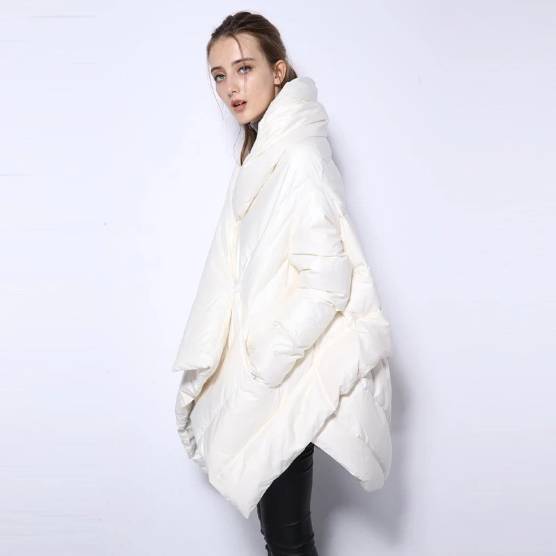 plus size cocoon coat