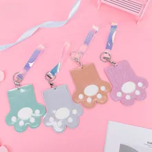 Милый мультяшный кожаный держатель для карт, Детский кошелек, защитный чехол для карты автобуса, рабочий ID держатель для карт, значок, чехол, сумка высокого качества