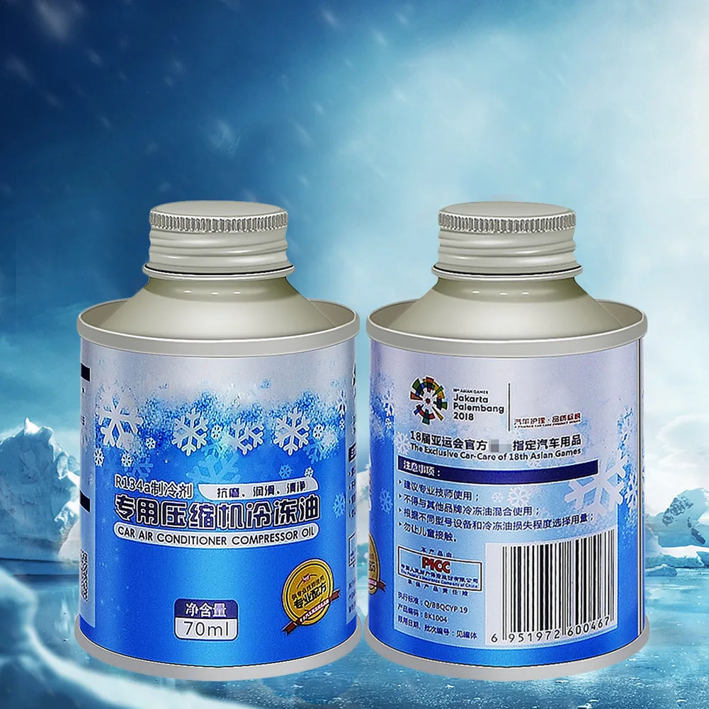 New 3pcs R134a Refrigerant Oil Compressor Oil For Car Truck Bus Automotive A/C Air Conditioning System Replacement