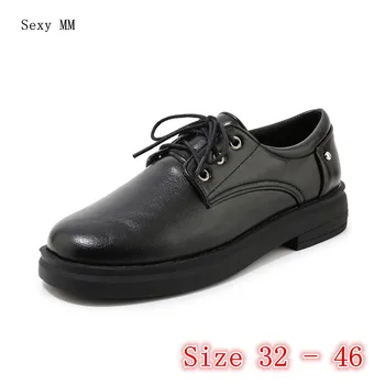 

Slip-On Women Oxfords Brogue Shoes Loafers Flats Woman Casual Flat Shoes Small Plus Size 32 33 - 40 41 42 43 44 45 46