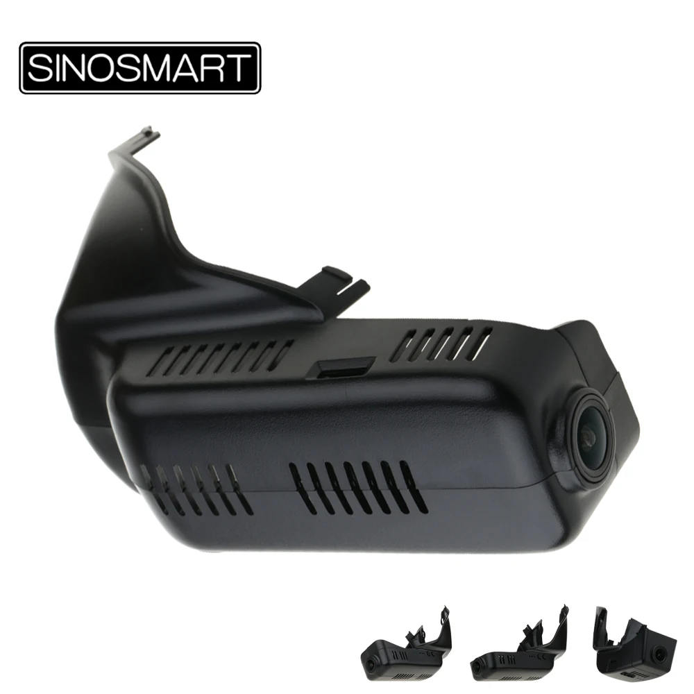 Автомобильный видеорегистратор SINOSMART Novatek 96672 с Wi Fi для Volvo XC60 XC70 XC90 2015 управление