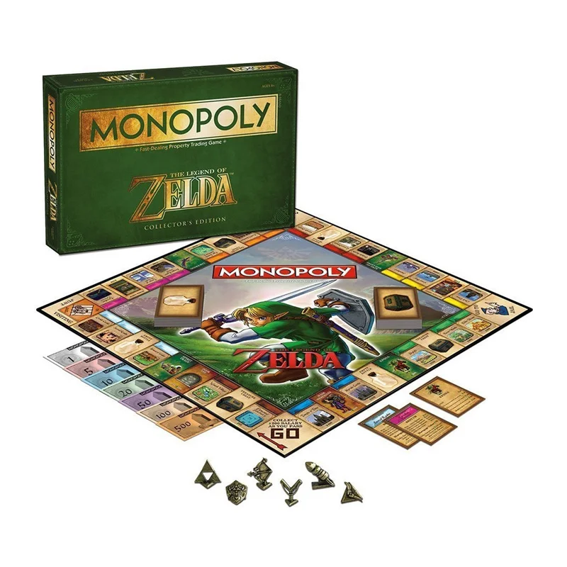  Hasbro Board Game Play Table Card Gaming MONOPOLY DOCTOR WHO ZELDA WARCRAFT Collections Gifts