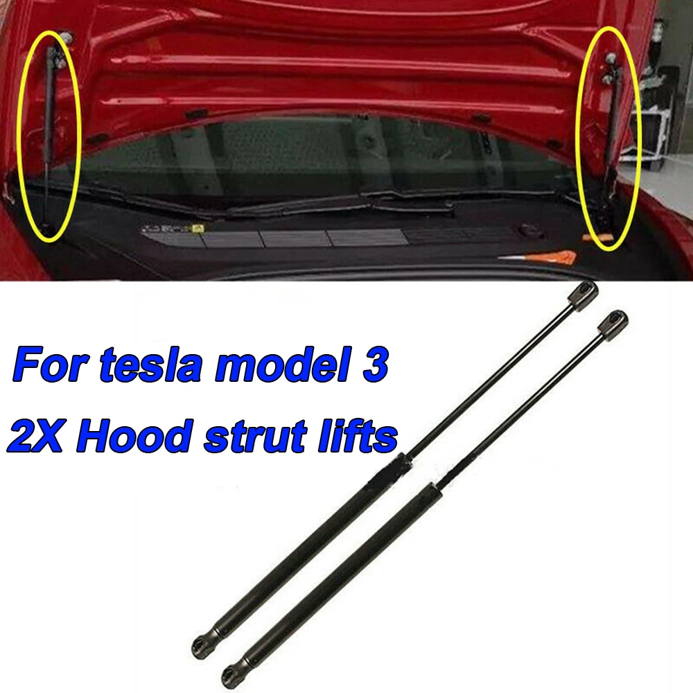 4 шт. автомобильный передний задний багажник поддержка капота передний/автоматический задний багажник стойки поддержка подъемников для Tesla Model3
