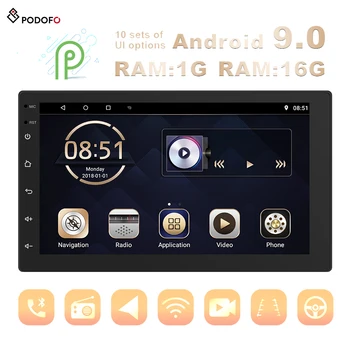 

Podofo 2Din GPS Car Stereo Radio 7'' TFT Touch Screen Car MP5 Player 1G+16G with Display GPS FM Radio Suppport Rear Camera
