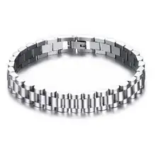10 мм для мальчиков мужские дружбы звено цепи Байкерская Мотоциклетная цепь браслет 316L Нержавеющая сталь браслет 8.5in