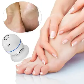

Electric Foot File Grinder Feet Pedicure Tools Dead Skin Callus Remover Grinding Exfoliate Machine 2 Head Rechargeable Foot Care