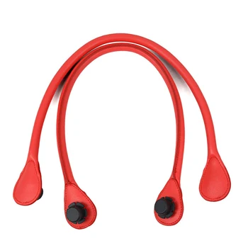 

Removable Totes Bag Strap Flexible Handles With Bag Handle Screw Sturdy Obag Handle 45cm 60cm PU Leather Handbag Bag Accessories