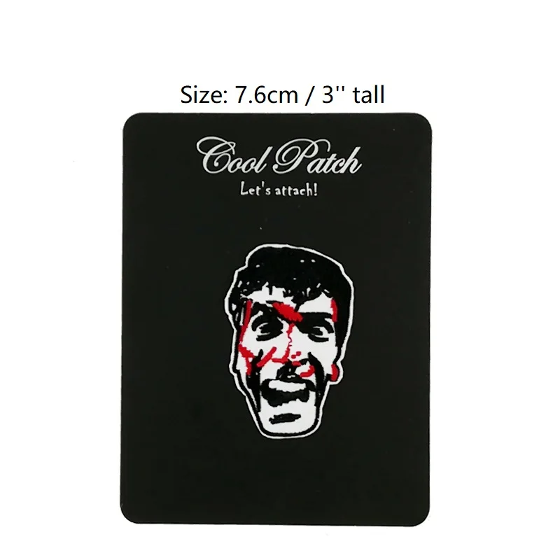 Светящиеся пепельные мертвецы 2 вышитые термоклейкие патчи из фильма ужасов Брюс