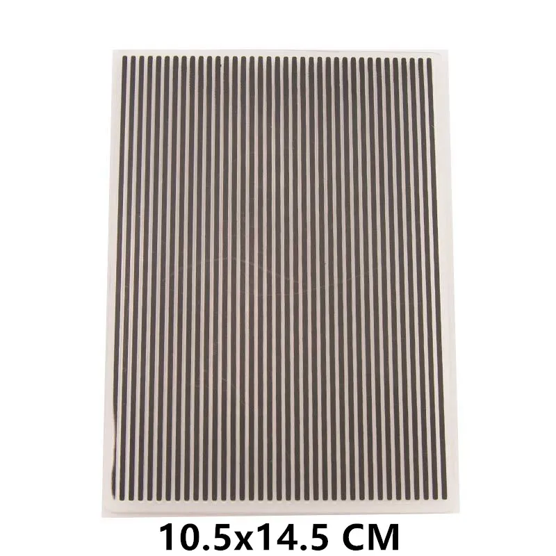 Embossing Folders Vertical Stripes for File Papers Album Stencils Cards Making Template DIY 3D Scrapbooking Cutting Dies
