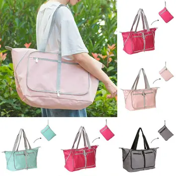 

Foldable Large Duffel Bag Luggage Storage Bag Waterproof Travel Pouch Tote Bag