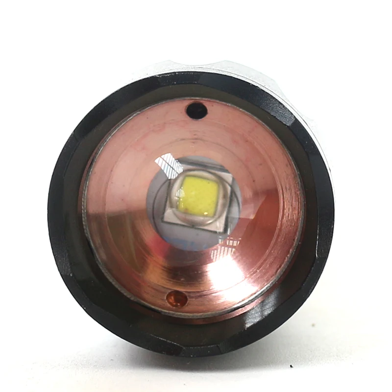 Светодиодный тактический фонарь 8000 люменов XM-L2 U3 Zoomable Самозащита портативный фонарь 5 режимов Регулируемая лампа для кемпинга