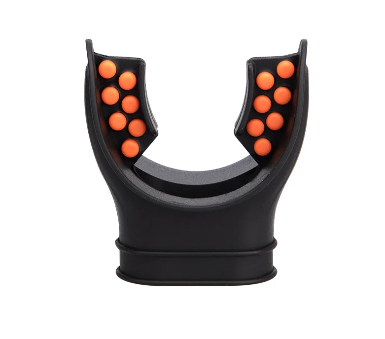 black with orange Дайвинг Фабричный термопластичный мундштук Подводное плавание снаряжение для взрослых второй этап регулятор дайвинг серфинг аксессуары - Цвет: black with orange