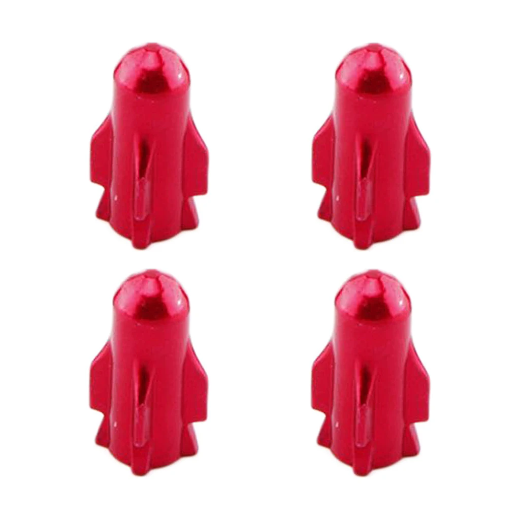4pcs Car Motorcycle Truck Wheel Tire Valve Stem Cap, Cover Lid - Tyre Air Wheel Valve Stem Caps, 4 Colors