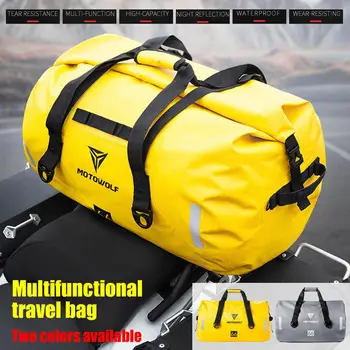 

2019 Fashion Motorcycle Tail Package handbag Long-distance Backpack 6 Level Waterproof Large Capacity Motorcycle Bag 40/60/90L