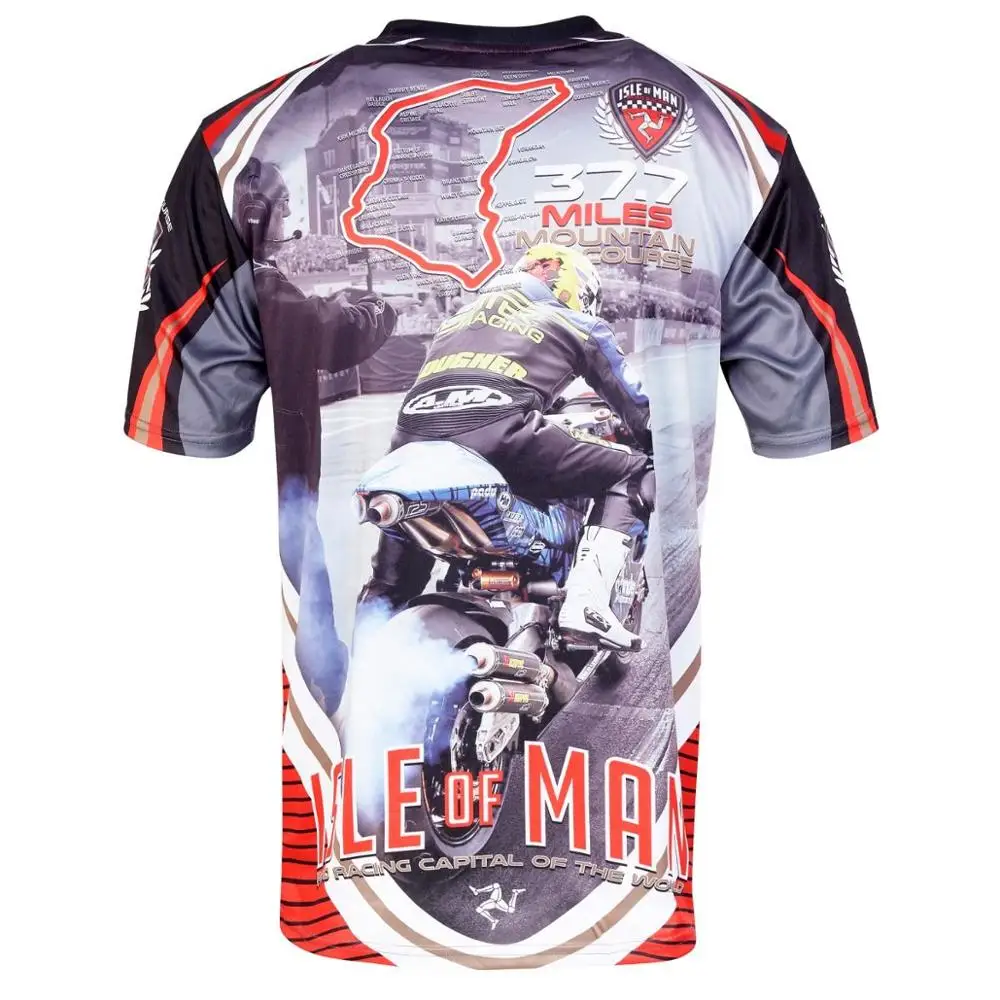 Модная футболка «Мотокросс» с коротким рукавом для езды на мотоцикле по бездорожью