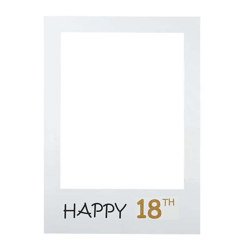1 18 21 30 40 60 бумажная фоторамка для дня рождения белая фоторамка реквизит для фотосъемки украшение для дня рождения фоторамка