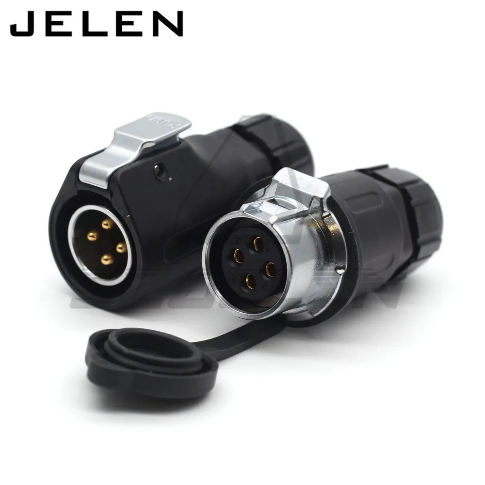 Description Picture 6 of itemXHE20, IP67 2/3/4/5/6/7/8/9/10/12pin Waterproof conector, Docking power cable connector male and female,Automotive Connectors