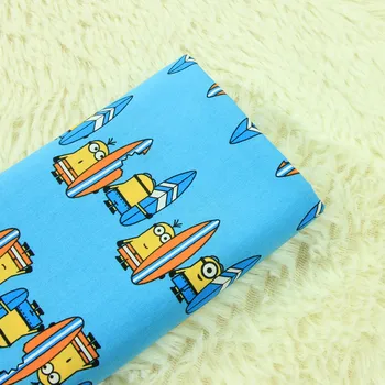 

140x50cm Cotton Fabrics for Needlework Cartoon Figure Printed Children's Cloth Cotton Fabric Sewing Material Accessories DIY