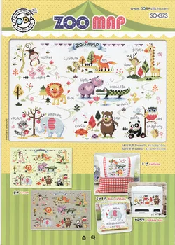 

DD Mouse avatar Counted Cross Stitch Kit Cross stitch RS cotton with cross stitch SODA G73 zoo