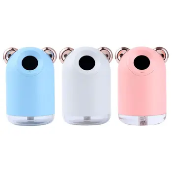 

Cartoon LED Night Lamp Aroma Essential Diffuser Air Humidifier Purifier 220ml