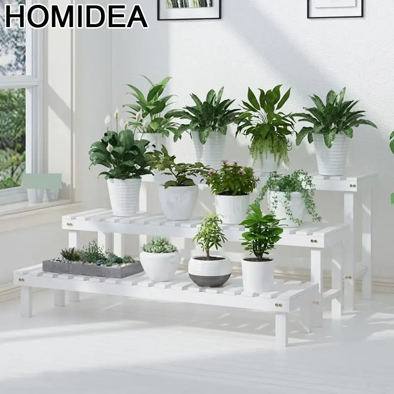 

Table Terraza For Plantenrekken Balkon Wood Plant Mueble Para Plantas Stojak Na Kwiaty Balcony Outdoor Shelf Flower Stand