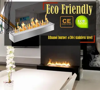 

hot sale 24 inch stainless steel bio ethanol fireplace burner