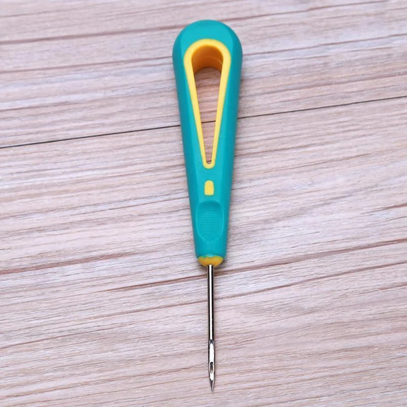 Sewing Crochet Plastics Steel Sticher Sewing Awl For Shoes Repair Sewing Needle Hook Tool Sewing Accessories