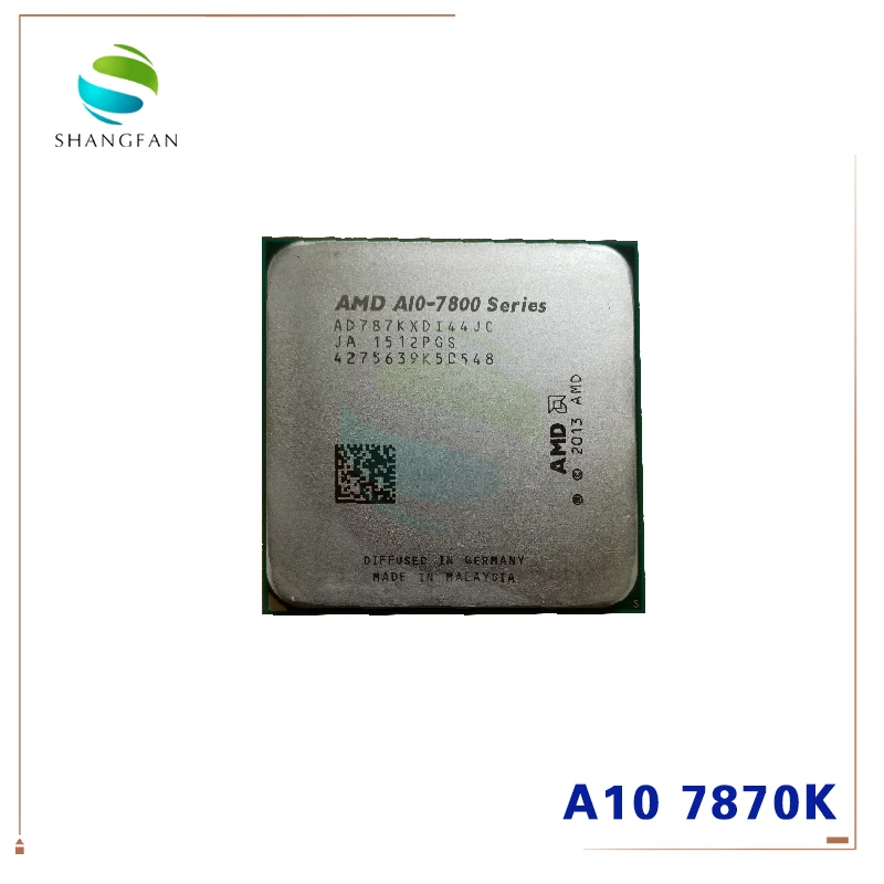 Процессор AMD A10-Series A10 7870 A10-7870K A10 7870K 3,9 GHz четырехъядерный процессор AD787KXDI44JC Socket FM2