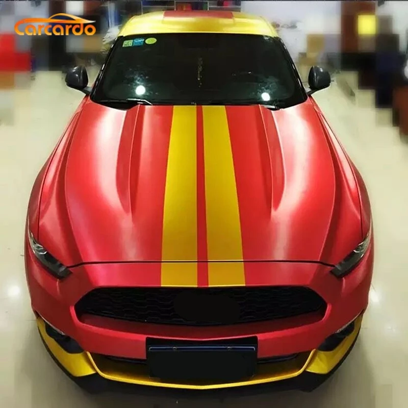 Carcardo яркая хромированная алюминиевая щетка виниловая Автомобильная обертка