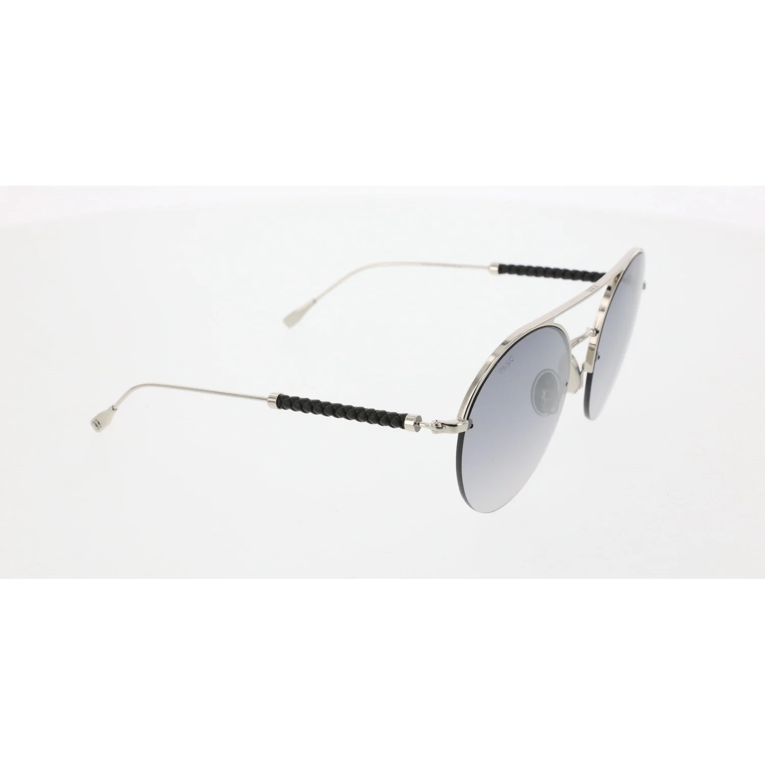 

Unisex sunglasses to 0249 16c metal silver organic oval Round 56-20-140 tods