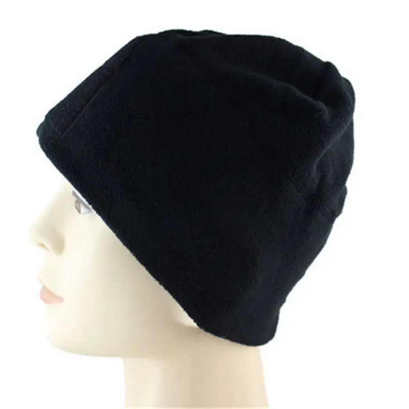

2019 New Men Women Winter Outdoor Fleece Hat Riding Sports Soft Elastic Cap Windproof Warm Beanie Hats