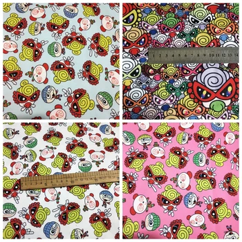 

ZENGIA 50*148cm Hysteric Mini Elastic Cotton Fabric For Baby Clothes DIY Sewing Patchwork Baby Clothes Skirt Quilting