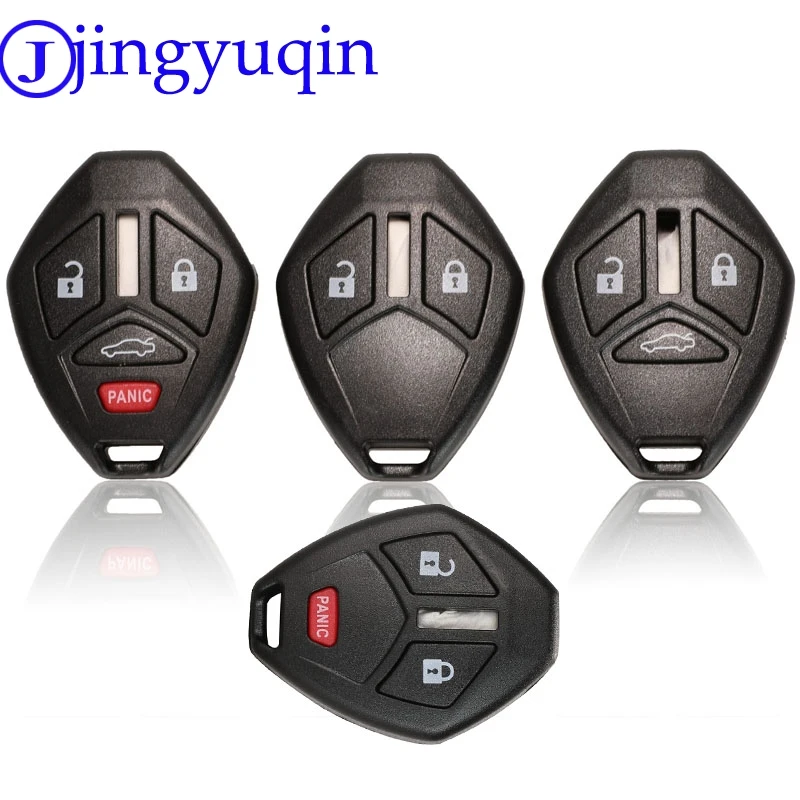 Jingyuqin чехол для дистанционного ключа от машины чехол для Mitsubishi Lancer Outlander Endeavor Galant удаленный ключ оболочка 2+ 1/3+ 1 кнопки стиль