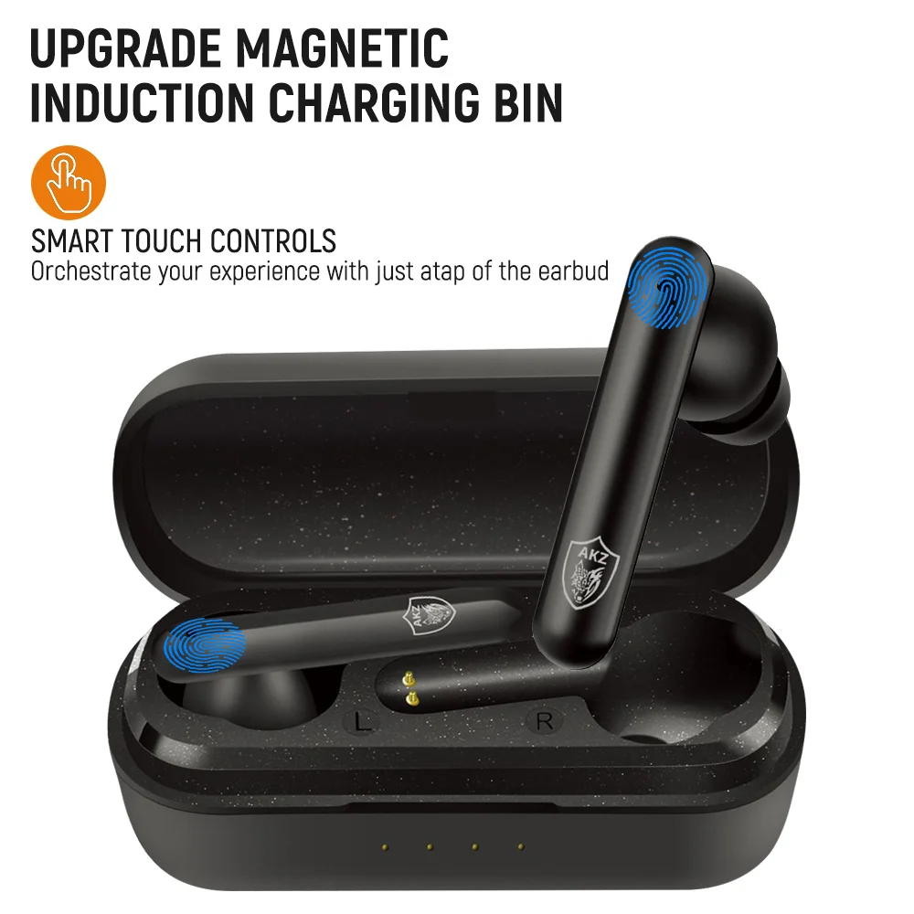 

AKZ-W22 TWS wireless Bluetooth 5.0 headset TWS HIFI in-ear sports running headset supports iOS/Android mobile phone HD calls