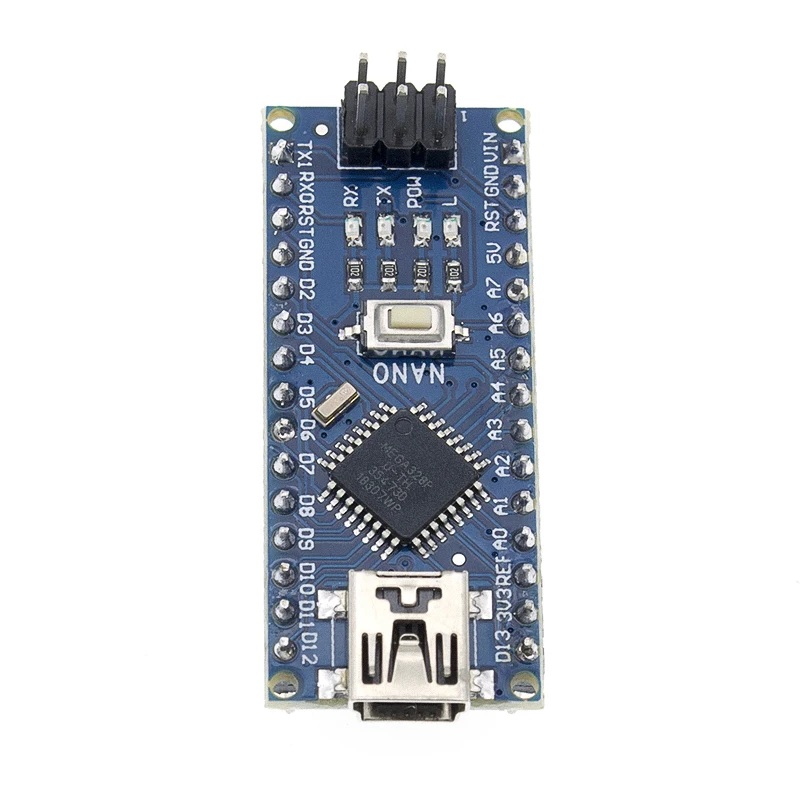 Совместимый контроллер Nano v3.0 для Arduino с загрузчиком USB драйвером CH340 16 МГц