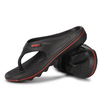 2021 nowe letnie buty mężczyźni EVA klapki domowe klapki plażowe sandały antypoślizgowe kapcie męskie Outdoor Casual buty męskie na płaskiej podeszwie tanie i dobre opinie EAEOVNI FLIP FLOPS CN (pochodzenie) Na zewnątrz Mieszkanie (≤1cm) Dobrze pasuje do rozmiaru wybierz swój normalny rozmiar