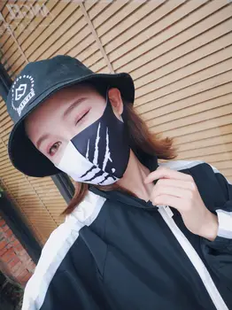 

2020 Style Sponge Face Mask Black Breathable Mouth Mask Reusable Anti Pollution Face Shield Wind Proof Unisex Sponge Face Mask